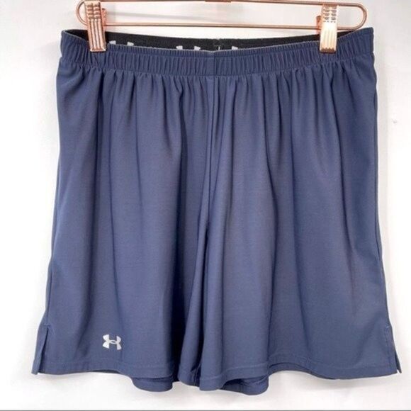 Under Armour woman’s shorts XS blue soccer shorts BoxI - Picture 1 of 5